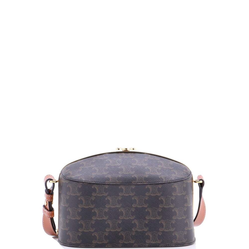 Celine Lunch Box Bag Triomphe Coated #204197C21B
